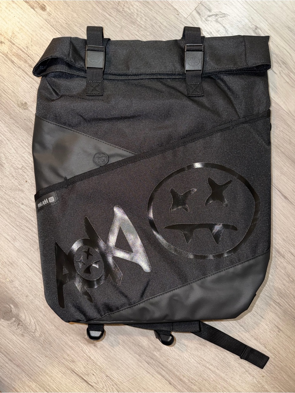 Black Roll-Top Men's Backpack/Laptop/Travel Bag